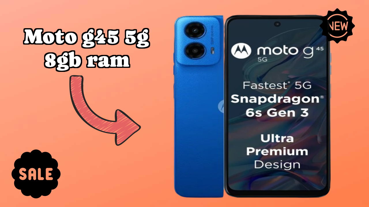 Moto G45 5G 8GB RAM Battery Life: 5000 MAh Charging Speed