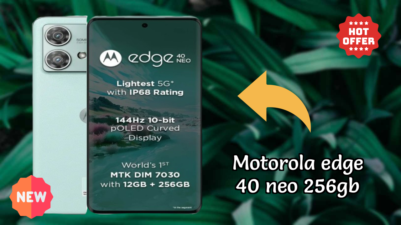Motorola Edge 40 Neo 256GB Display Size: 6.55 Inches (16.64 Cm) Screen Test