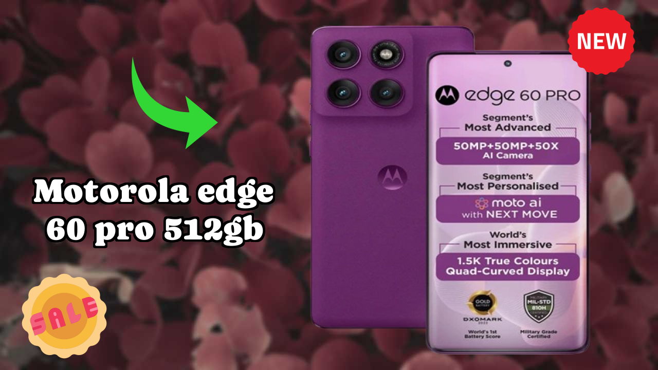 Motorola Edge 60 Pro 512GB at ₹39,999 - Best Features Explained