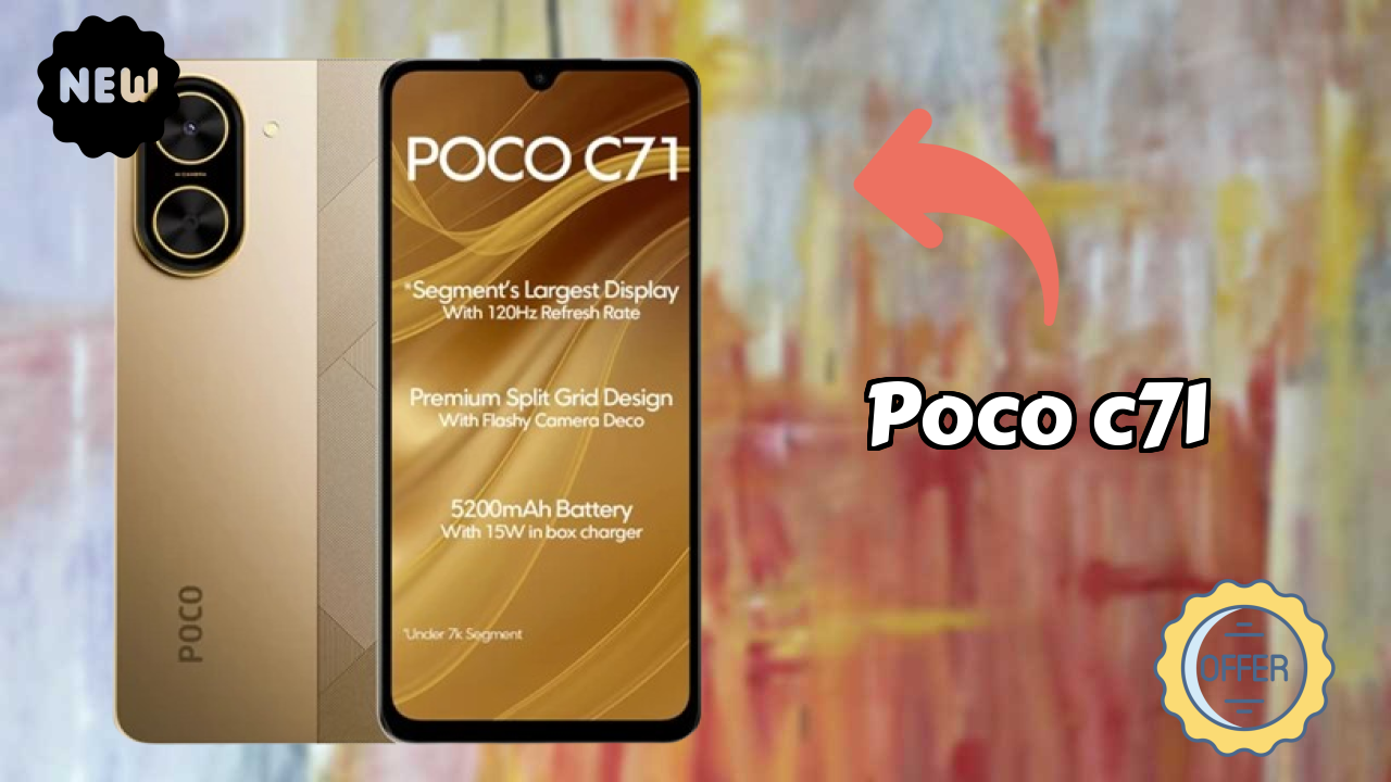 POCO C71 Display Review: IPS LCD Screen Size